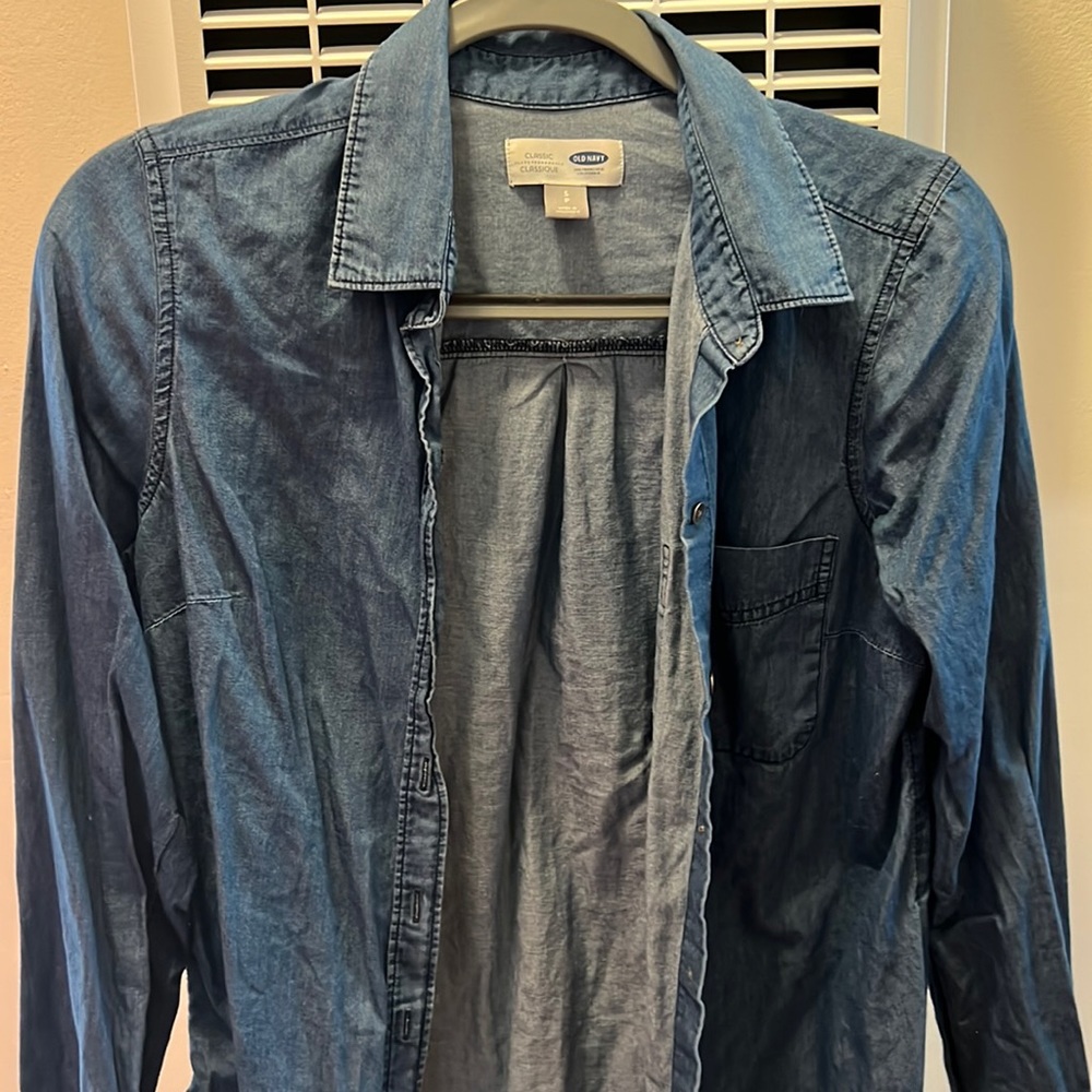 Small womens jean shirt